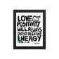 Posidolia™  | Love & Positivity - Framed Poster