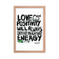 Posidolia™  | Love & Positivity - Framed Poster