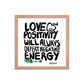 Posidolia™  | Love & Positivity - Framed Poster