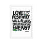 Posidolia™  | Love & Positivity - Framed Poster