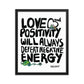 Posidolia™  | Love & Positivity - Framed Poster