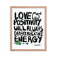 Posidolia™  | Love & Positivity - Framed Poster