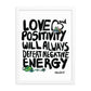 Posidolia™  | Love & Positivity - Framed Poster