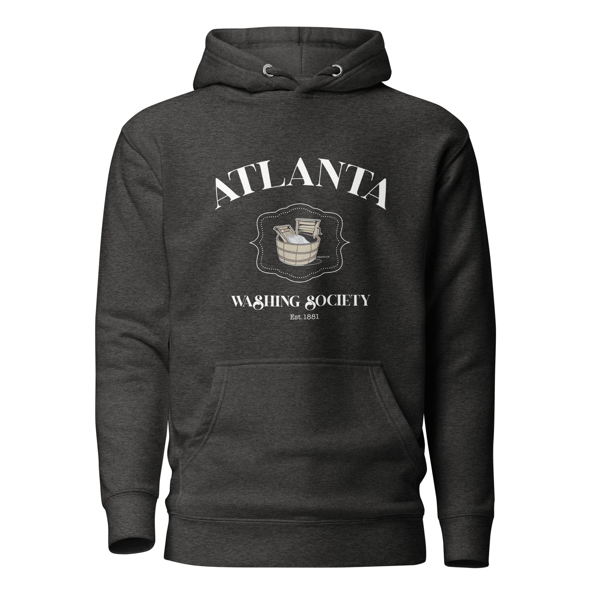 Posidolia™ | "Atlanta Washing Society" - Hoodie (unisex) grey heather