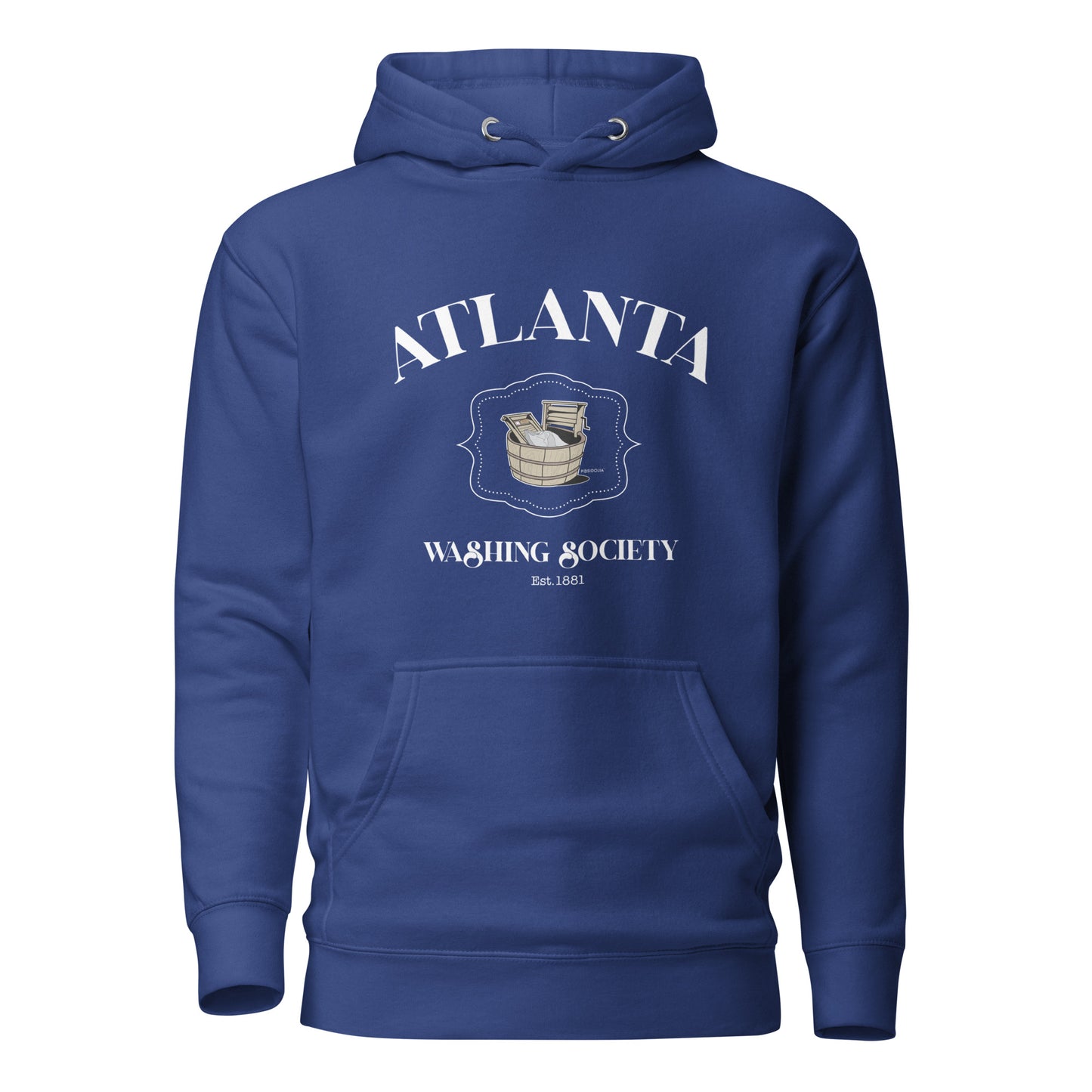 Posidolia™ | "Atlanta Washing Society" - Hoodie (unisex) navy