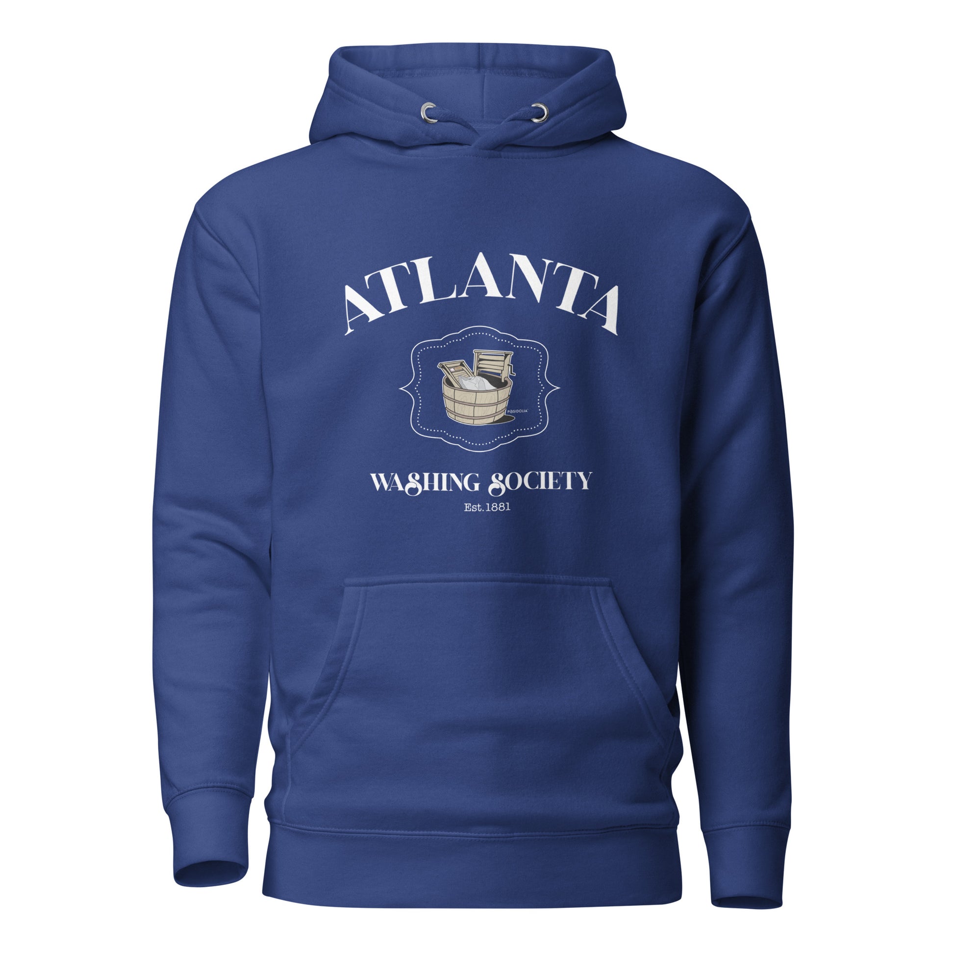 Posidolia™ | "Atlanta Washing Society" - Hoodie (unisex) navy