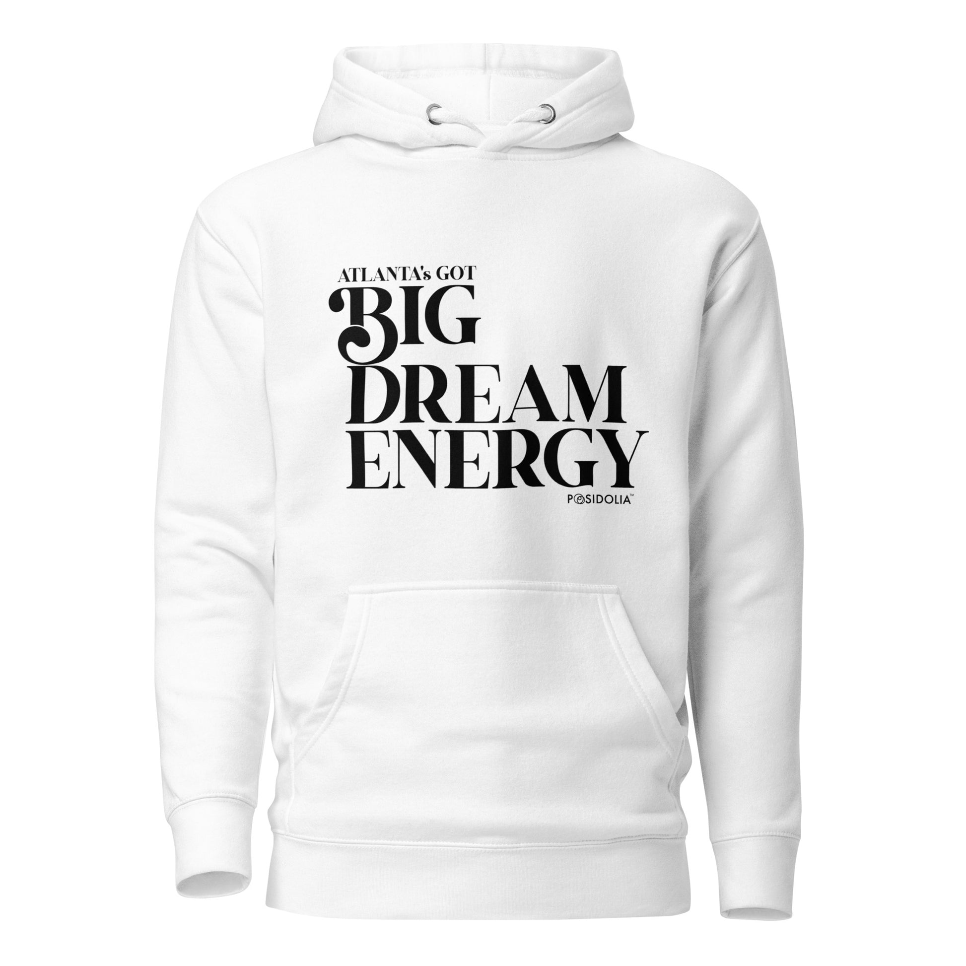 Atlanta Big Dream Energy Hoodie - Posidolia - white