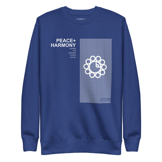 Posidolia™ | "Peace + Harmony" - Sweatshirt (unisex)