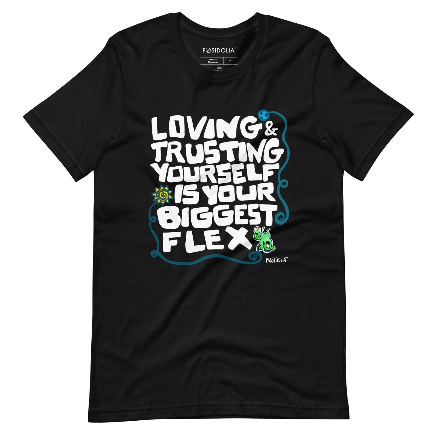 Posidolia™ | "Biggest Flex" [ Hand-drawn Vers. ] - T-Shirt (unisex)